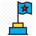 Star Flag Business Icon
