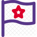Star Flag Flag Flag Sign Icon