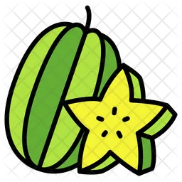 Star-fruit-carambola-with-cut  Icon