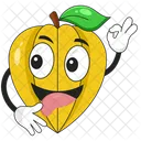 Star Fruit Fruit Healthy Icon