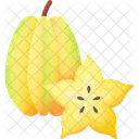Star Fruit Fruit Healthy Icon
