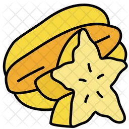 Star Fruit Slice  Icon