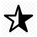 Star Half Left Icon