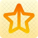 Star Half Stroke Icon