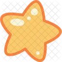 Yellow Star Shape Icon