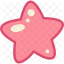 Red Star Shape Icon