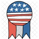 Star Badge Patriotism Icon