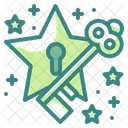 Star Key  Icon