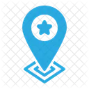 Star Favorite Location Pin Icon