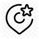 Star Location Mark Icon