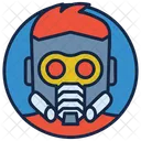 Star Lord Warrior Superhero Icon