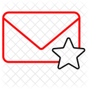 Star Mail Email Envelope Icon