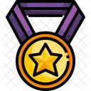 Star Medal Medal Star Pendant Icon