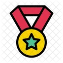 Star Medal Star Pendant Trophy Icon
