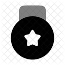 Medal Star Circle Icon