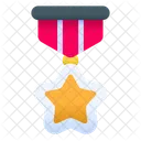 Star Medal Star Pendant Badge Icon