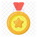 Star Medal Achievement Award Icon