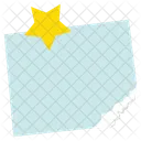 Star Note Note Design Writing Note Icon