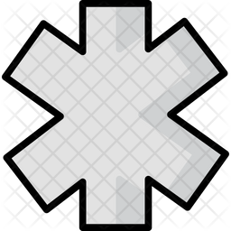 Download Free Star Of Life Icon Of Colored Outline Style Available In Svg Png Eps Ai Icon Fonts