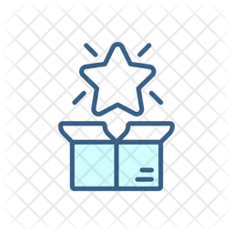 Star over box  Icon