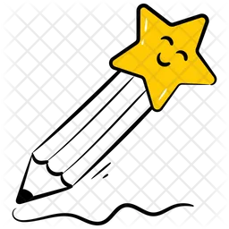 Star Pencil  Icon