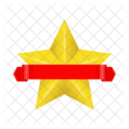 Star ribbon  Icon
