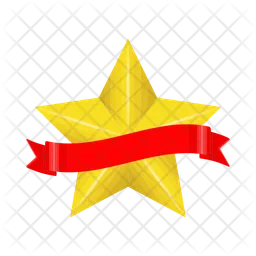 Star ribbon  Icon