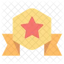 Star Ribbon Star Badge Reward Icon