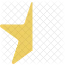 Star Sharp Half  Icon