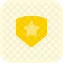 Star Shield Shield Award Emblem Icon