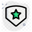 Star Shield Shield Award Emblem Icon
