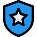 Star Shield Shield Medal Icon