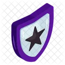 Star Shield Shield Buckler Icon