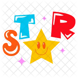 Star Smiley  Icon