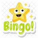 Star Bingo Star Star Sticker Icon