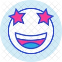 Star Struck Emoji Star Struck Emoticon Face Icon