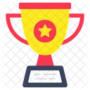 Star Trophy Triumph Award Icon