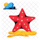 Starfish Echinoderm Sea Star Icon