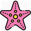 Starfish Sea Life Invertebrate Icon