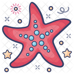 Starfish Icon Of Colored Outline Style Available In Svg Png Eps Ai Icon Fonts