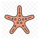 Starfish Animal Wildlife Icon