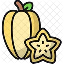 Starfruit Carambola Exotic Fruit Icon