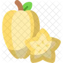 Starfruit Exotic Fruit Tropical Fruit Icon
