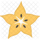 Starfruit Carambola Exotic Icon