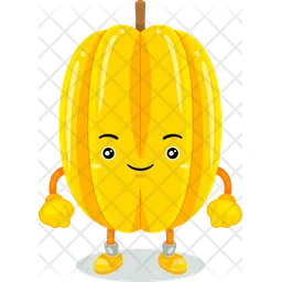 Starfruit mascot  Icon