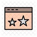 Starred Browser Stars Icon