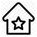 Starred House Home Icon