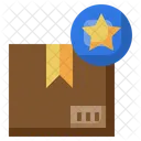Starred Package Favorite Parcel Starred Icon