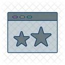 Starred Web Browser Icon