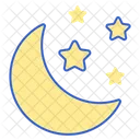 Starry Night Night Time Galaxy Icon